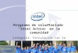 Programa de Voluntariado Intel Activo de Intel Costa Rica