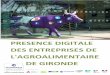 Etude présence digitale des entreprises de l'agroalimentaire de Gironde - CCI Bordeaux - 09 06 2015