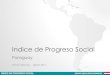 Indice de Progreso Social - Paraguay
