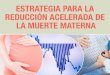 EC412: estrategia para la reducción mortalidad materna