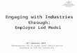 Engaging with industries elm model
