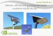 Presentación de las farolas solares LEDSOL