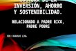 CULTURA DE LA INVERSIÓN, AHORRO Y SOSTENIBILIDAD