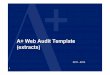 The Web Audit A+ Template: some Key charts