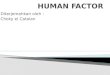 HUMAN FACTOR