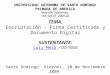 Inf 324 01 29  Encriptación, Firma Digital, Documento Digital, Certificado Digital
