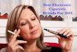 Best electronic cigarette brands for 2015