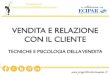 Programma "Vendita e relazione con il cliente: tecniche e psicologia della vendita"