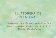 El teorema de pitagoras