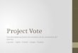 Project vote Pseudoimplementación