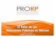 El Valor de la RRPP en México Congreso PRORP 2011