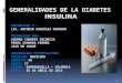Generalidades de la diabetes