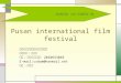 Pusan international film festival