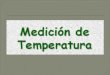 Presentación instrumento de medición y medición de temperatura