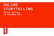 20141121 Online Storytelling - BNN-VARA - [De Redactie] Trainingen
