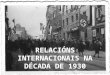 Relacións internacionais na década de 1930