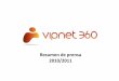 Resumen de Prensa Vipnet360: estudios iSonar sobre deporte, ocio y actualidad
