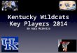 Top Contributors for 2014 Kentucky Wildcats