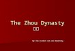 The zhou dynasty christie