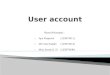 user account