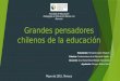 Pensadores chilenos de la educación