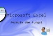 Pengenalan Rumus dan Formula pada Microsoft office Excel