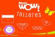 Catalogo de Talleres del Efecto WOW, presentados por Mari Carmen Obregon