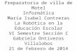 La robótica en la Educación Escolar-Gabriela Ont