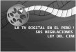 Tv digital y cine