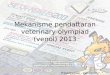 Mekanisme pendaftaran veterinary olympiad (venol) 2013
