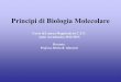 Principi biol mol-capitolo 1