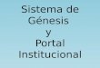 Sistema de génesis y portal uniminuto