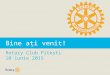 Prezentare Rotary Club Pitesti 2014-2015