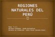 Regiones naturales del Perú