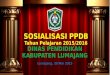 Sosialisasi PPDB 2015/2016 Kab. Lumajang