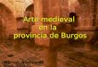 Arte medieval en la provincia de burgos