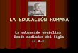 MaestríA Diversidad La EducacióN Romana Enciclica
