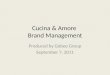 Cucina & Amore Brand Strategy