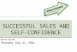 Successful Sales Self Confidence