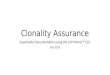 Clonality report for cell metric   customer launch