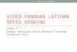 3. video panduan   dampak kebiasaan buruk membaca terhadap kecepatan membaca