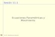 Modulo 29 Sesion11 1 Ecuaciones Parametricas