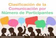 Clasificación de La Comunicación Por Número de Participantes