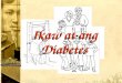 Diabetes lecture (Tagalog)