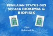 Pemeriksaan Biokimia dan Biofisik