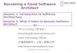 Becoming a Software Architect