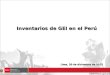 Inventarios de GEI en El Perú
