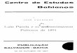 CALASANS, José. Lulu Parola e Os Acontecimentos Políticos de 1891
