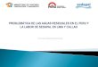 Aguas Residuales en El Peru en Lima y Callao