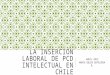La Inserción Laboral de Pcd Intelectual en Chile